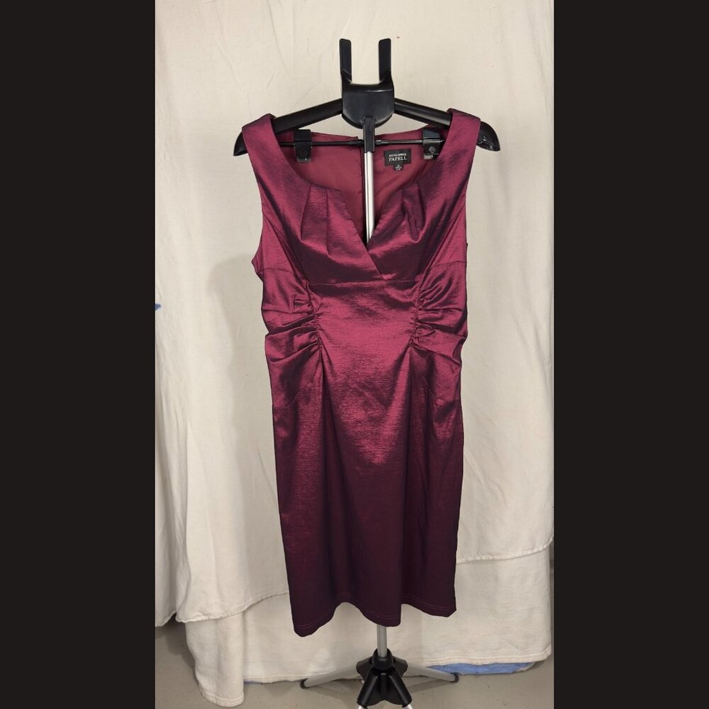 Adrianna Papell Women's Purple Dress Size 14 – Elegant Evening Gown
